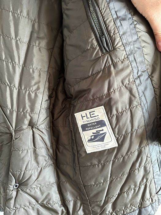 geaca Mango, marime S/M, verde inchis-khaki, water repellent