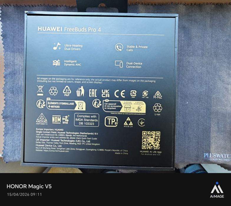 Căști Huawei Buds 4 pro și Tehnică Az100 ambele Hires and Ldac