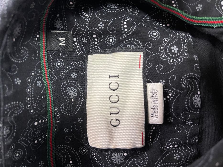 Cămașă GUCCI Originală - Imprimeu Paisley - Mărimea M