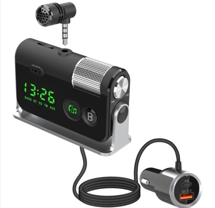 Качествен фм трансмитер  с блутут (sony pioneer jvc kenvood)