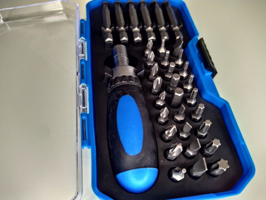 Set de șurubelnițe de precizie Hi-Spec Biți Torx magnetici 34 piese