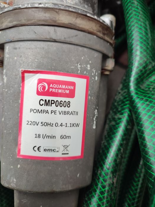 Pompa submersibila pe vibrații CMP 0608