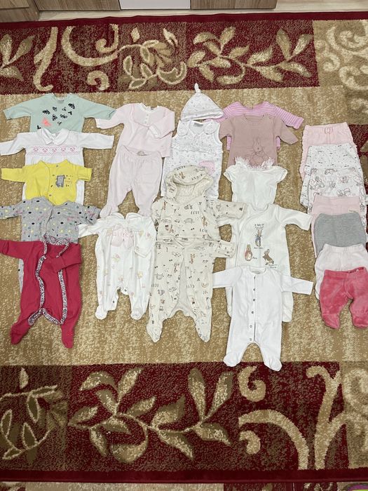 Lot haine Fetiță 56 - 68 (0-6 Luni)- Peste 130 de piese