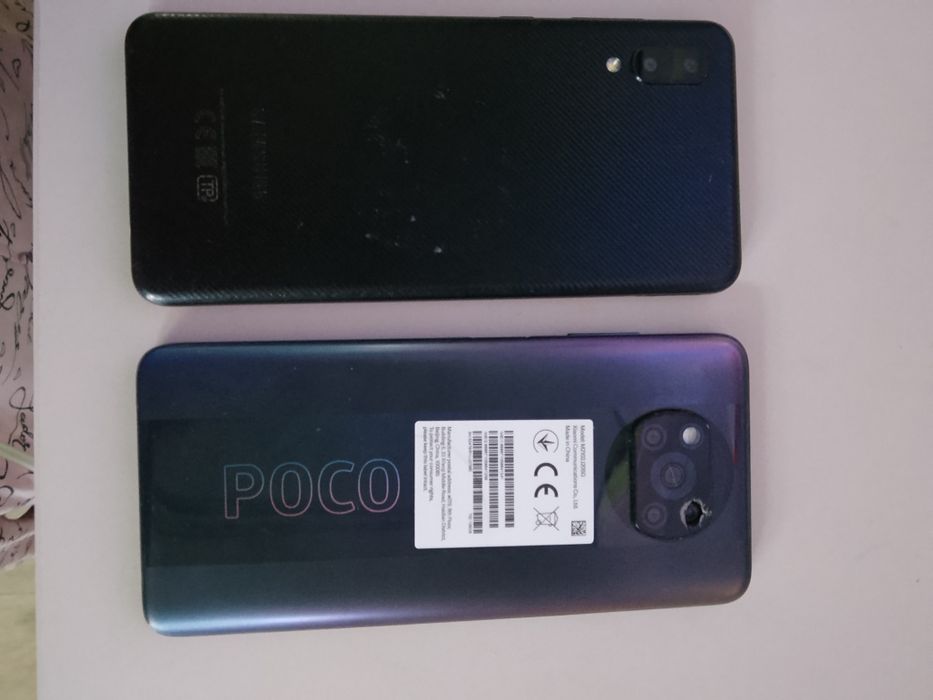 Продам телефон самсунг А 02 и POCO x 3pro