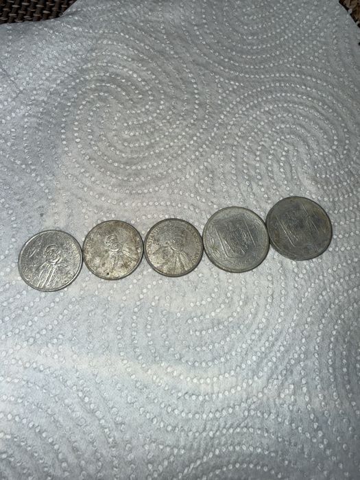 Lot 5 Monede Vechi România (1000 Lei și 500 Lei) - Perioada 1999-2004