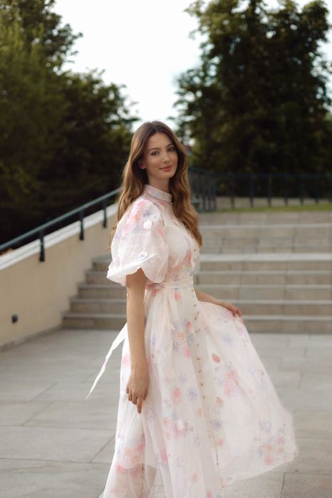 Rochie Midi, florala