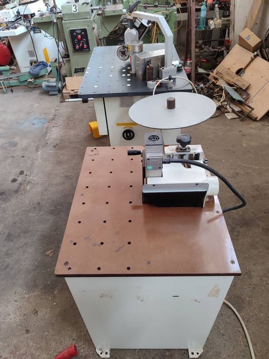 Комплект кантираща машина за праволинейно и криволинейно кантиране,с ц