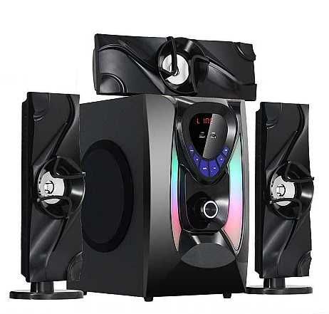 Мощна озвучителна система 3+1 колони с буфер 300W