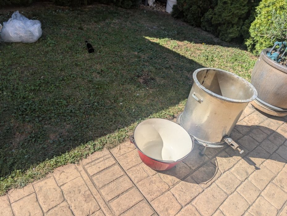 Ceaun  16 litri + arzător ( focar ) pe gaz .