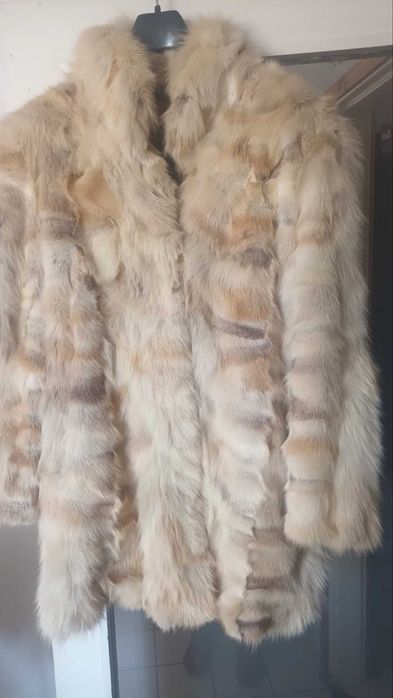 Палто от естествен косъм,лисица