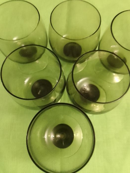 Бокалы чешское стекло. Хрусталь