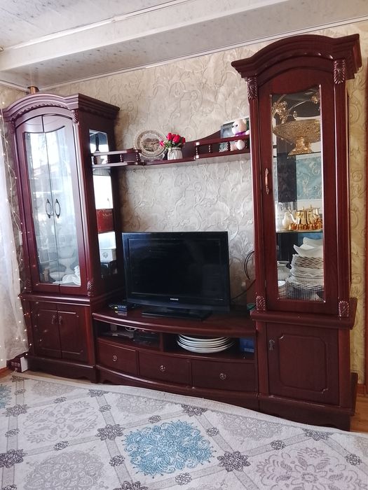 Горка с телевизором