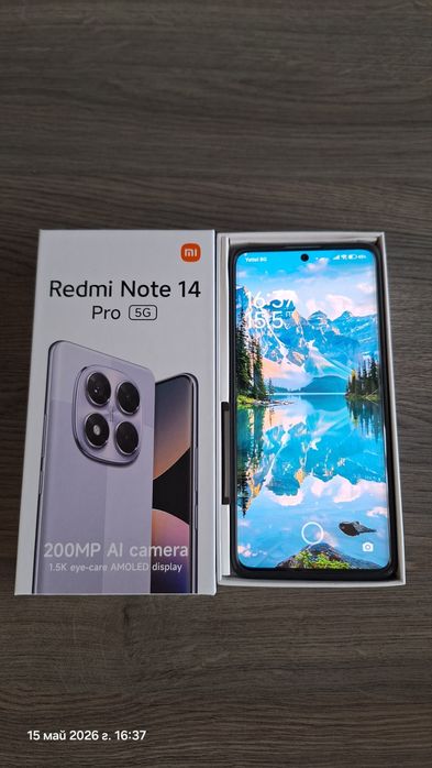Като нов  Redmi Note 14 Pro 5G , с гаранция
