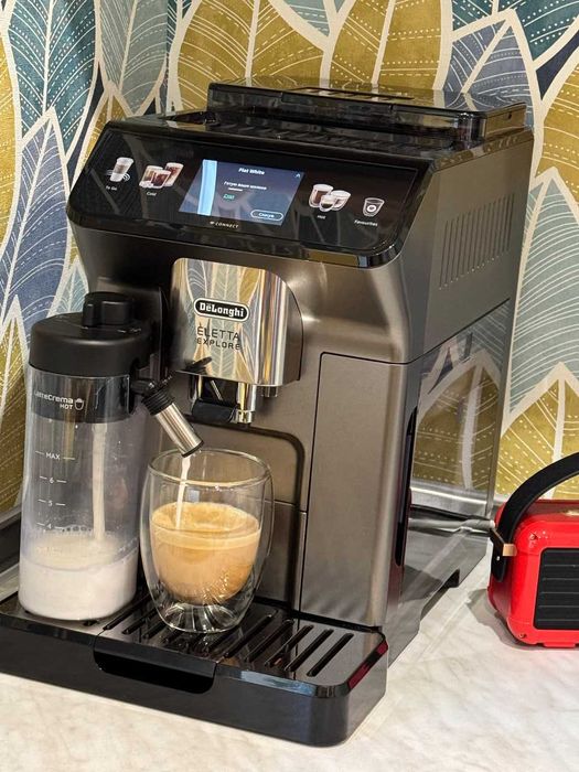 Кофемашина DeLonghi ECAM450.86.T Eletta Explore Потрясающий Вкус Кофе!
