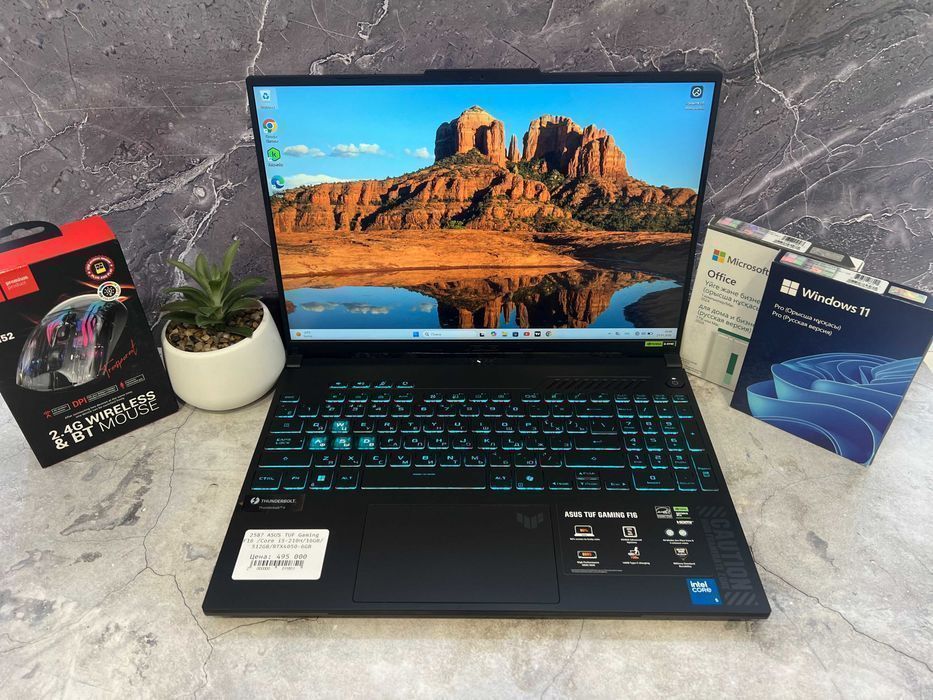 Игровой ноутбук ASUS TUF Gaming F16 /Core i5-210H/16GB/512GB/RTX4050-6