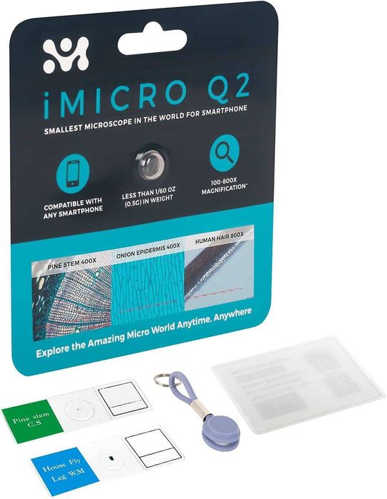 iMicro Q2 обектив- микроскоп за камера за iPhone.