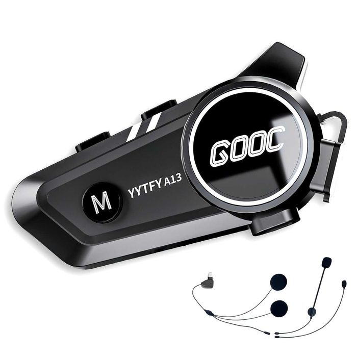 Нов интерком за каска YYTFY Мотоциклетни Bluetooth слушалки ...