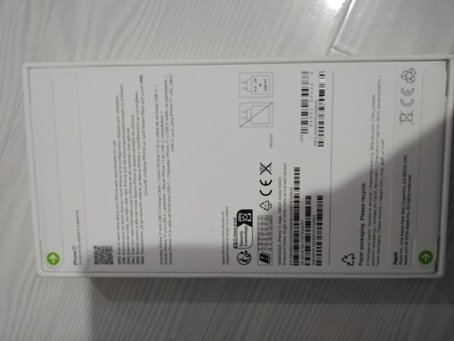 Iphone 17, 256gb sigilat