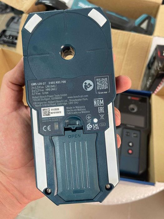 Scanner de perete Bosch GMS 120-27 120 mm | In cutie de carton original