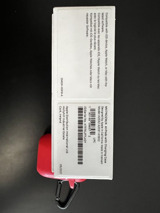 Schimb/vand AirPods 2 Model Name A2031