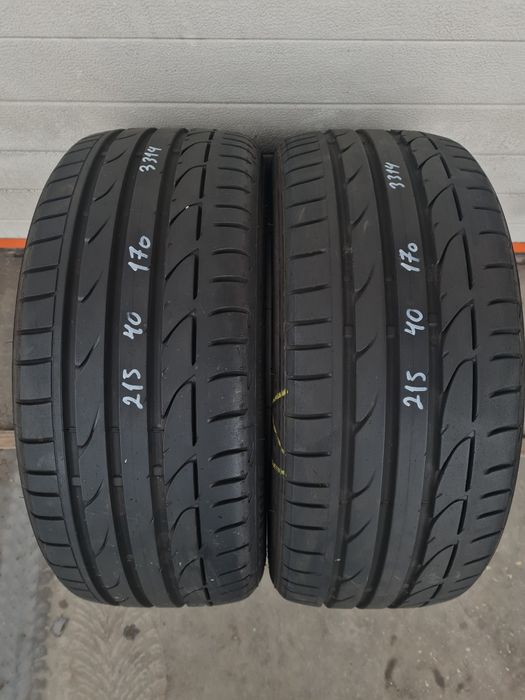Летни гуми 2 броя BRIDGESTONE Potenza  215 40 17 дот 3314