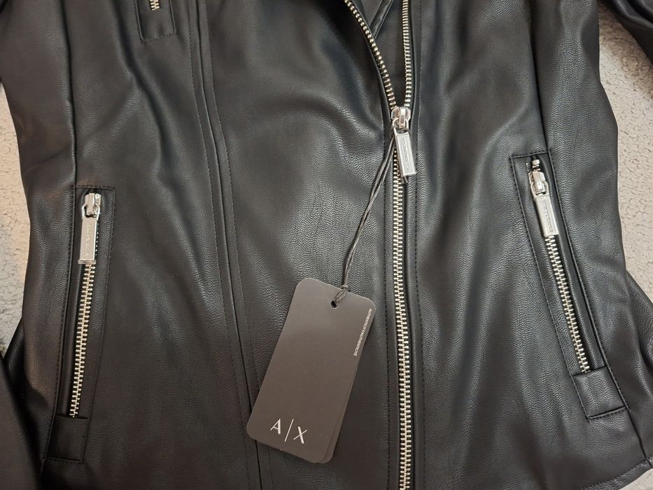 Кожено яке Armani