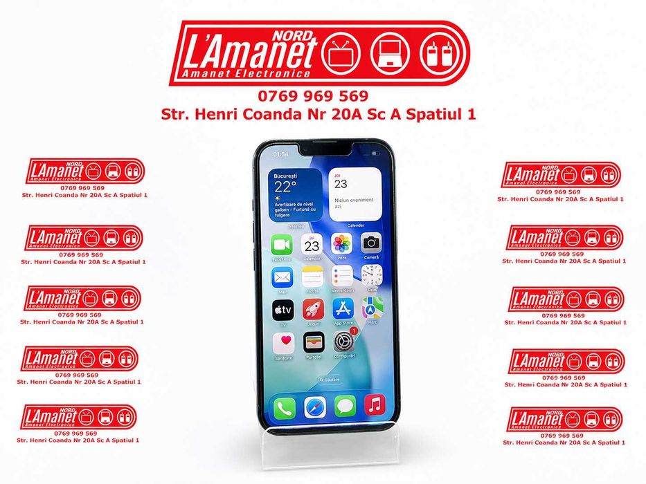 iPhone 13 Pro Blue 128Gb Neverlocked Bateria 100% Stare Excelenta - Nord