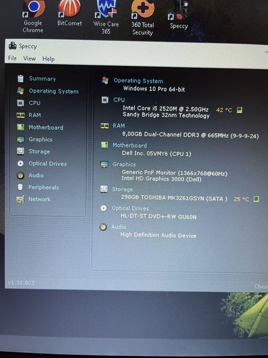 Dell Latitude 6320 i5-2520M 8 GB ram