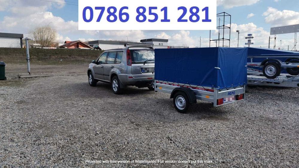 Remorca Auto 750 Kg Tandem Mono Ax Dublu Ax Moto Atv  Moto Repo Oferta