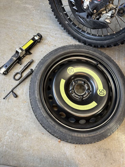 Roata de rezerva R19’ slim Audi a4 a5 a6 q5 q3 , cric original, cui