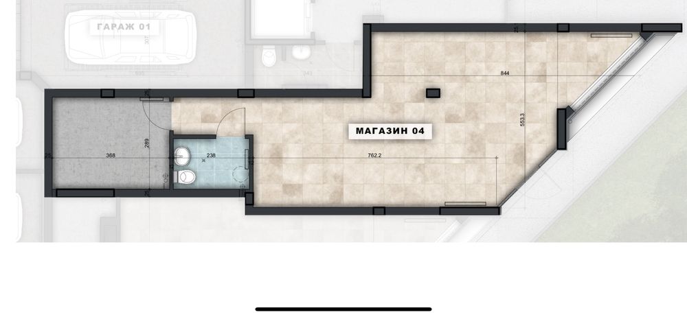 Магазин под наем, ж.к. Люлин 5, гр. София