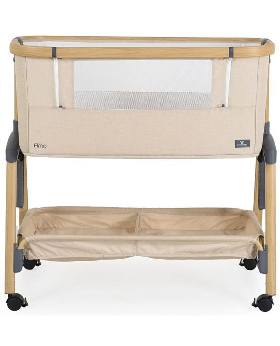 Бебешка кошара с подвижна преграда Cangaroo - Amo, бежова