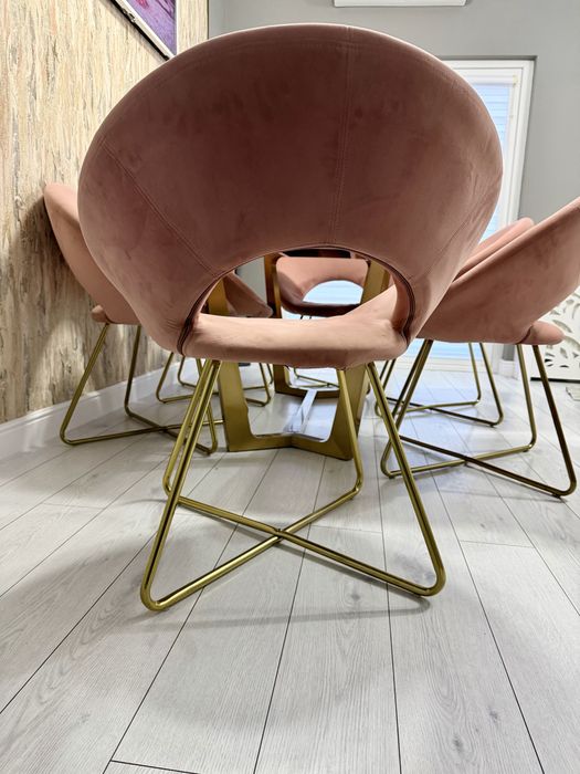 Scaune fotolii dining catifea