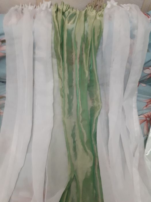 Шторы теневые и тюль на 2 окна