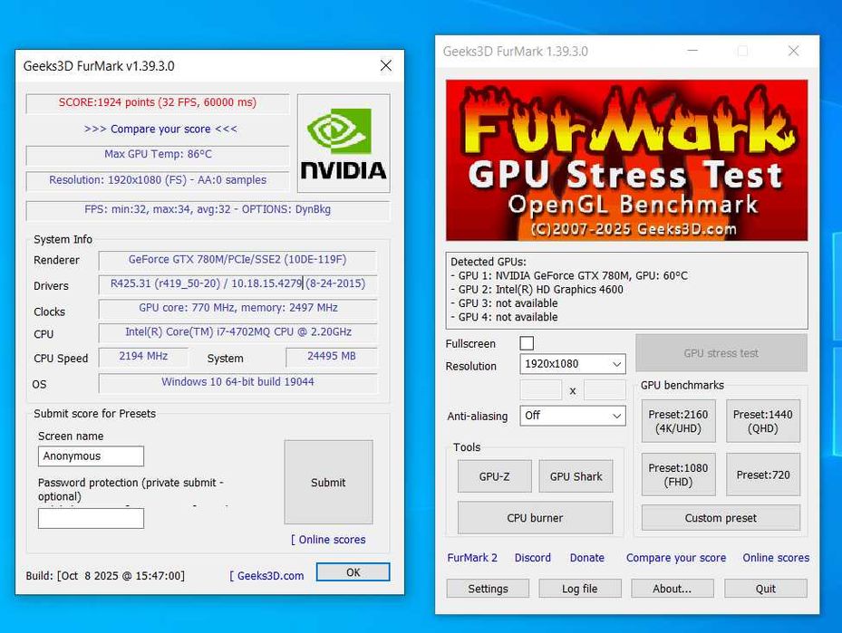 Laptop Gaming Clevo P150SM | i7 | 28GB RAM | GTX 780M (MXM)