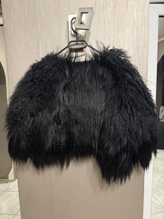 Палто естествен косъм