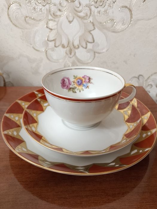 Антикварные чайные пары. Польша