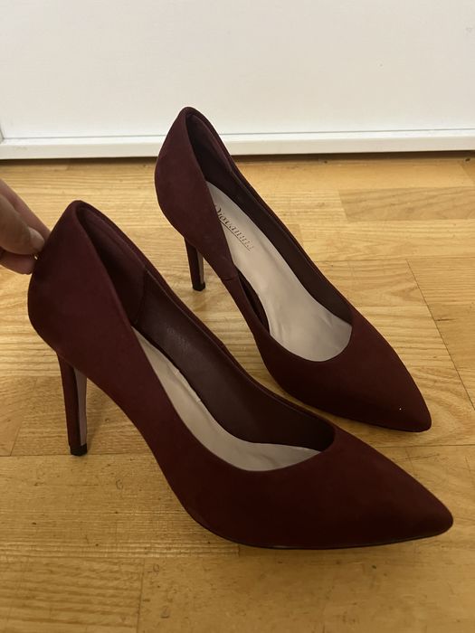 Туфли бордовый новый