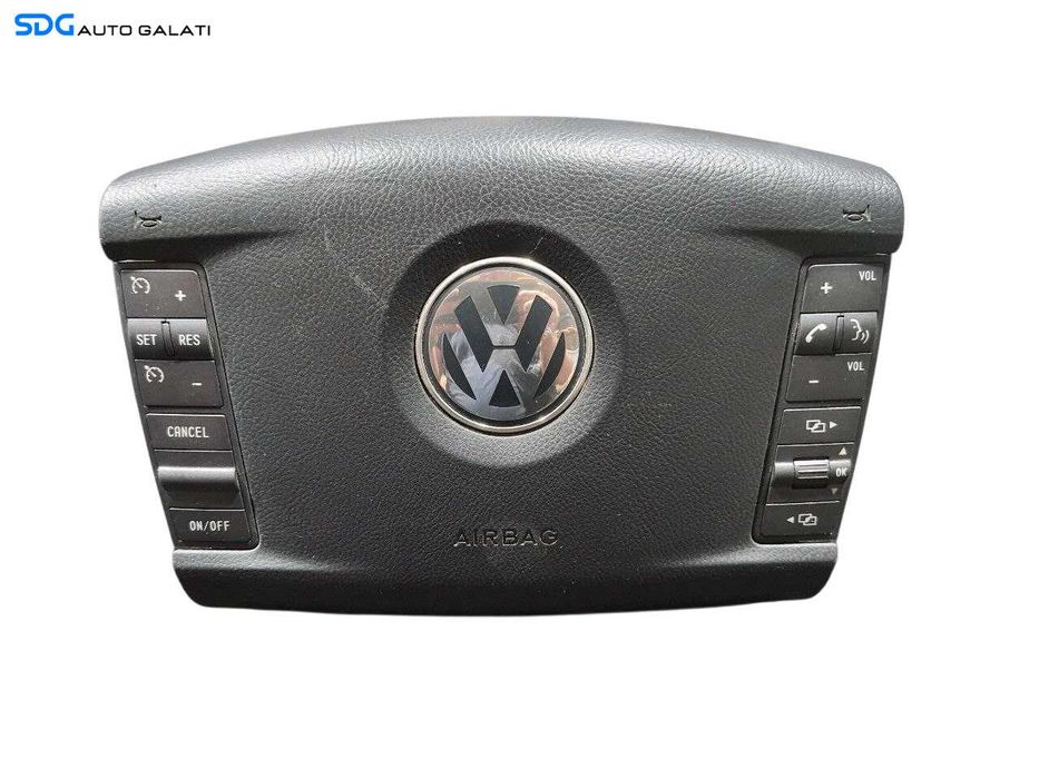 Airbag Volan in 4 Spite cu Comenzi cu o Prindere Rupta Volkswagen Phaeton 2002 - 2010 Cod 3D0880201CH [N2884]