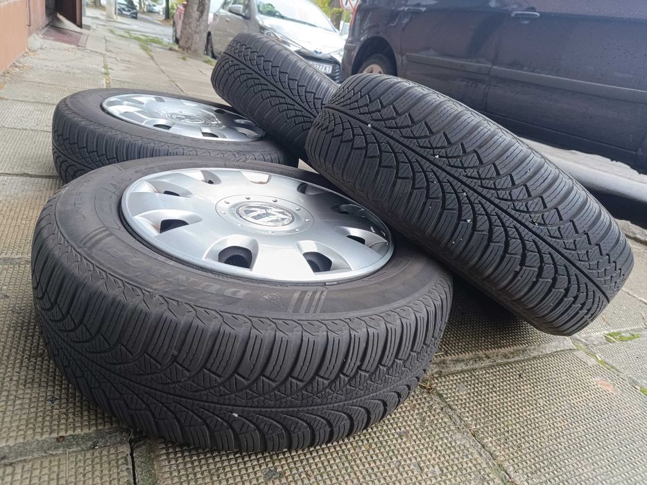 Джанти 15 ' със зимни гуми 195 65 15 VW GOLF 5x112 57,1 / Фолксваген
