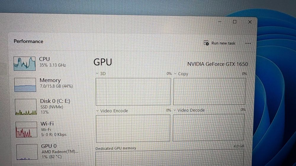 Laptop Asus FX705DT Ryzen™ 7 3750H 16gb RAM Windows 11 PRO