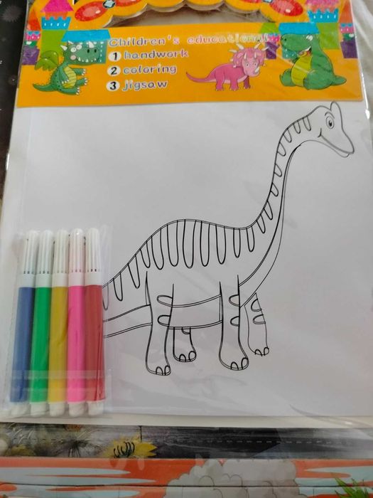 Лот детски книжки 7 части НОВИ, РАПУНЦЕЛ, Първи думи, Уча числа, пъзел