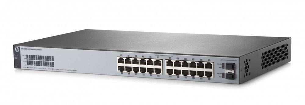 Switch Managed 24 Porturi Gigabit HP 1820-24G J9980A 52Gbps 22W 0dB