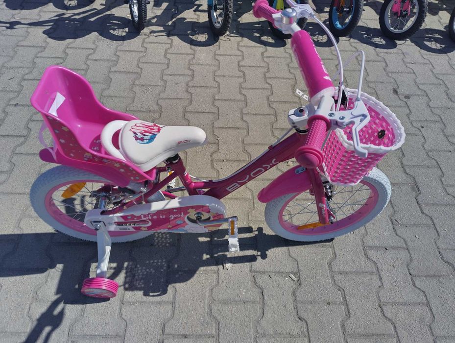 BYOX Велосипед 16" CUPCAKE розов