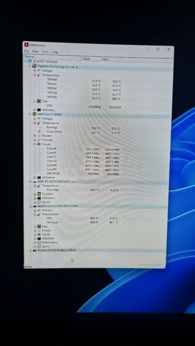 i5-10400F / Rtx 2070 Super / 16 GB Ram