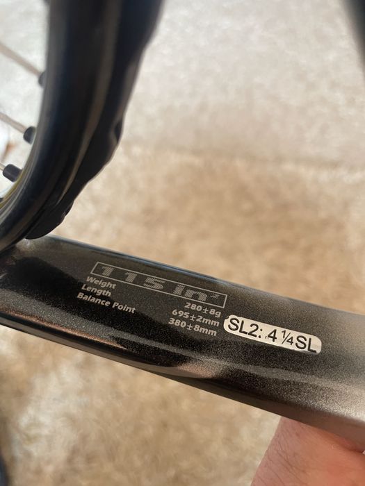 Тенис ракета CRANE / Tennis Racket / Technology Titanium / Micro Carbon SL2. 4 14. New Grip