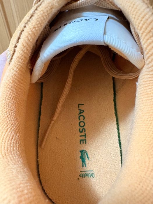 Lacoste sneakers damă – portocaliu/crem