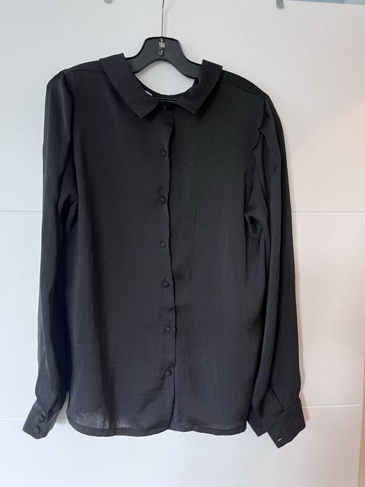 Дамска черна риза