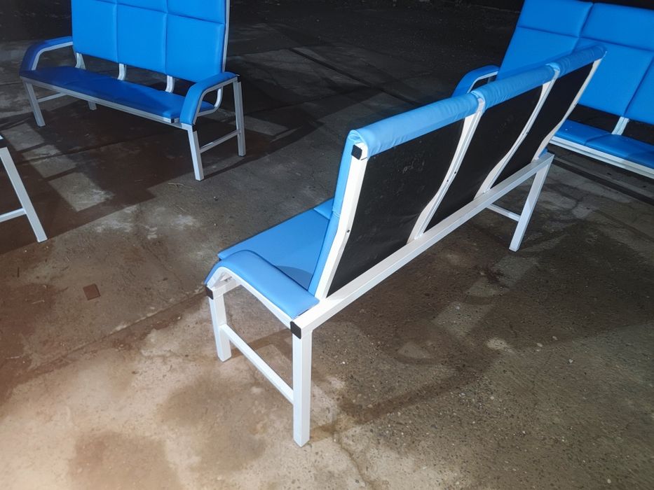 банкетка, стул трехместный для зал ожидания, айрапорт