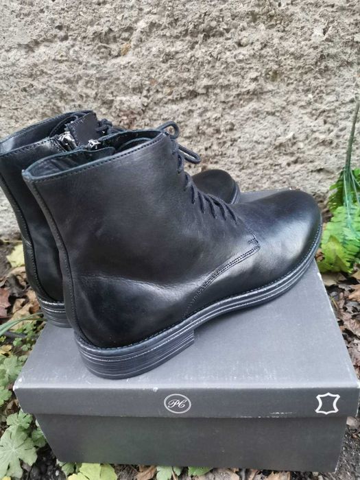 мъжки кожени обувки pat calvin